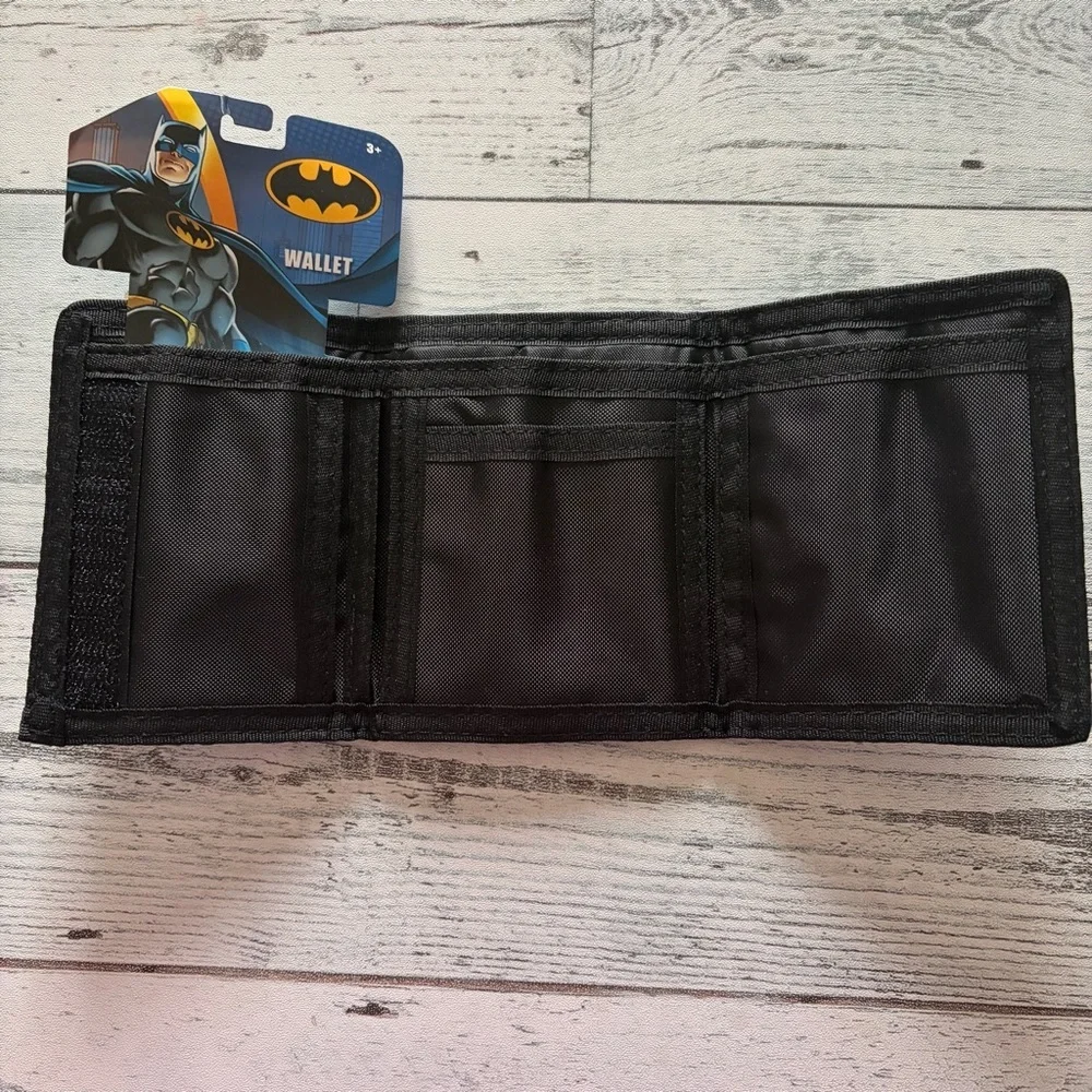 WB DC Batman The Dark Knight Trifold Waterproof Wallet NEW with Tag OS